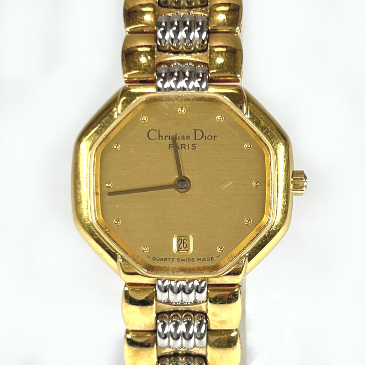 ディオール Dior 腕時計 リストウォッチ 48.133 オクタゴン ステンレス