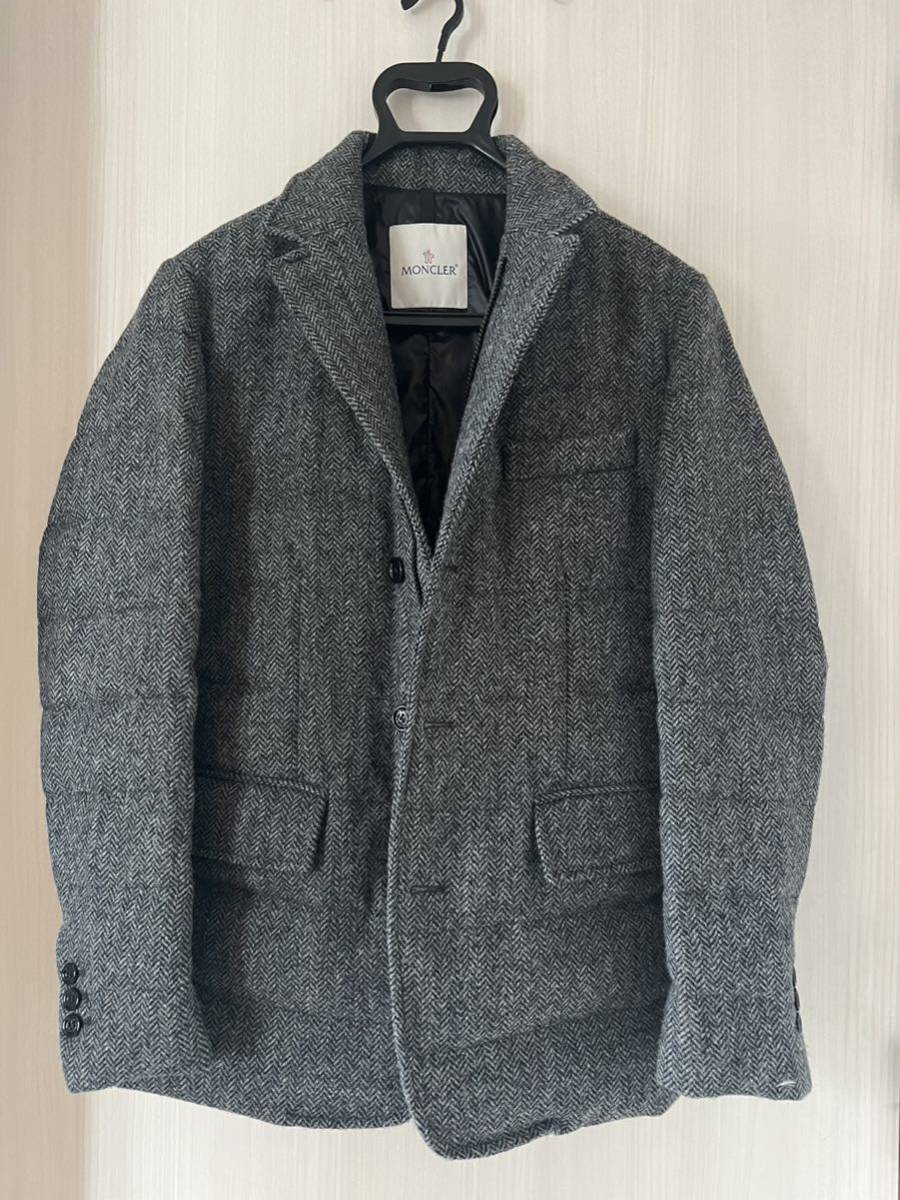 ◆MONCLER◆ ツイード ダウンジャケット Yahoo!オークション - MONCLER ツイードダウンジャケット