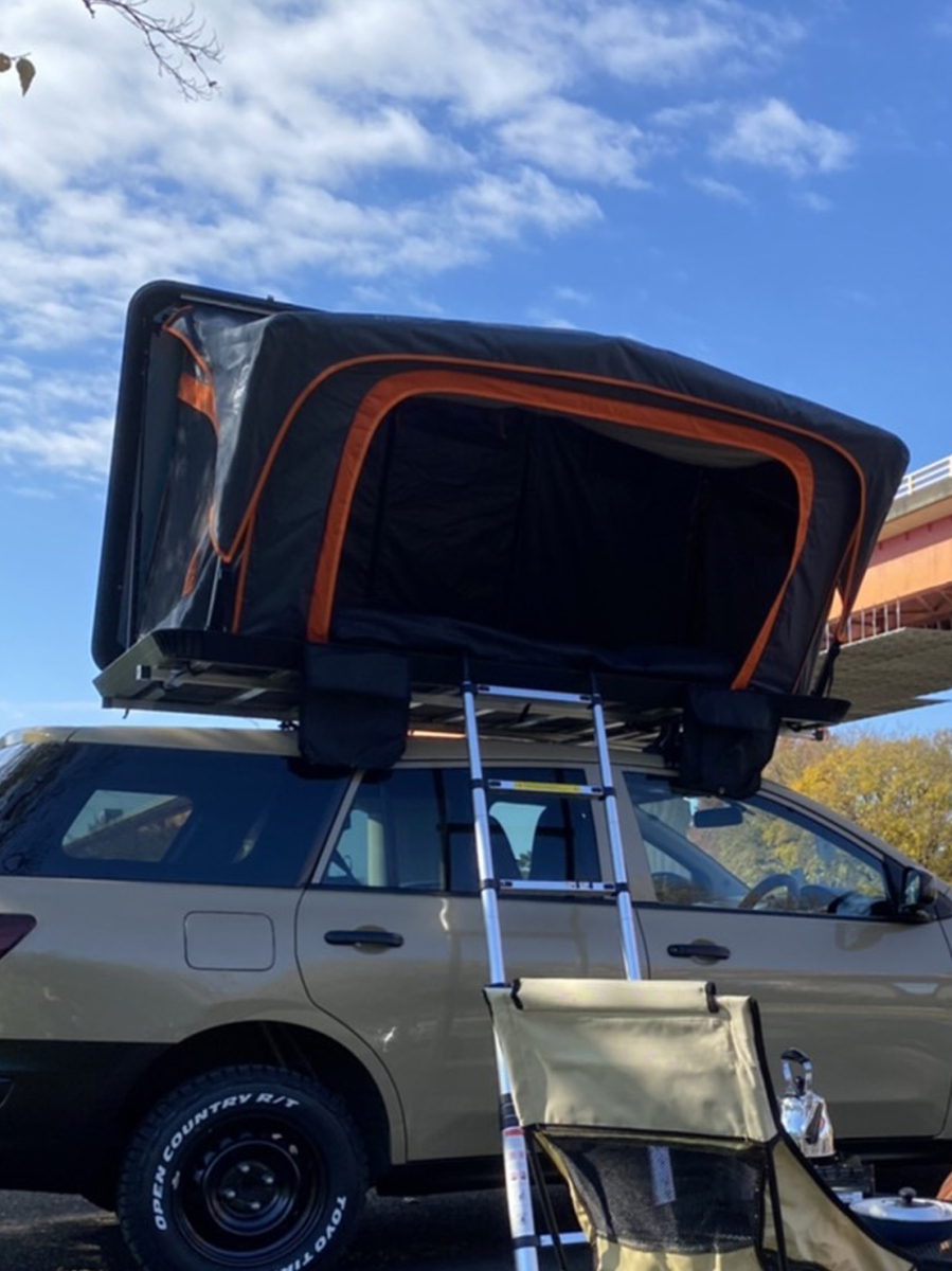Eco Tech ルーフトップ テント T-8 ハードトップカバー 油圧式オープン機構 車上設置型テント