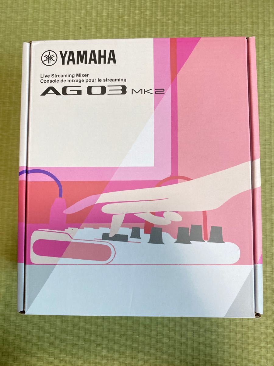 ヤマハ YAMAHA ライブストリーミングミキサー 3チャンネル ホワイト AG03MK2 W 