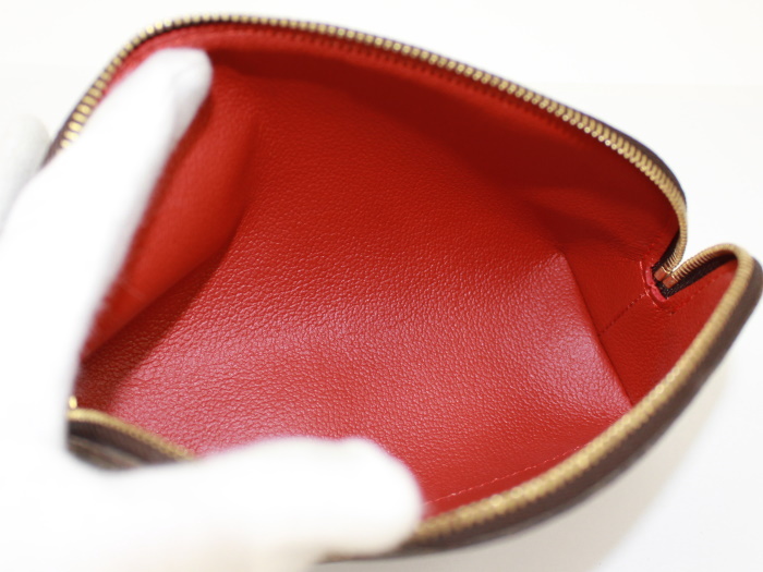 LOUIS VUITTON 化粧ポーチ ポシェットコスメティック ダミエ エベヌ