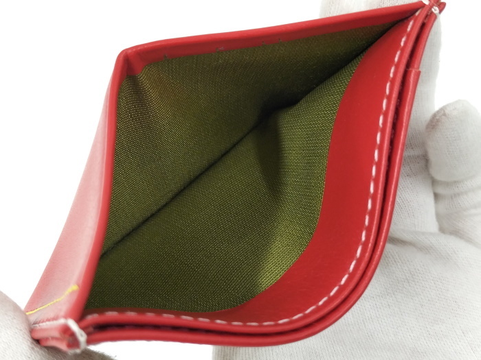 【中古】Paul Smith カードケース レザー レッド_画像6