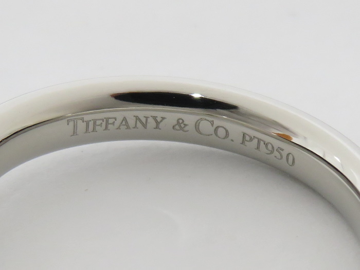 Tiffany&Co. カーブドバンドリング プラチナ Pt950 ダイヤモンド 9P