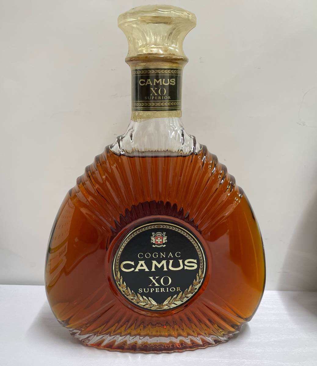 2枚で送料無料 【古酒・未開栓】 CAMUS Cognac XO SUPERIOR 3本セット