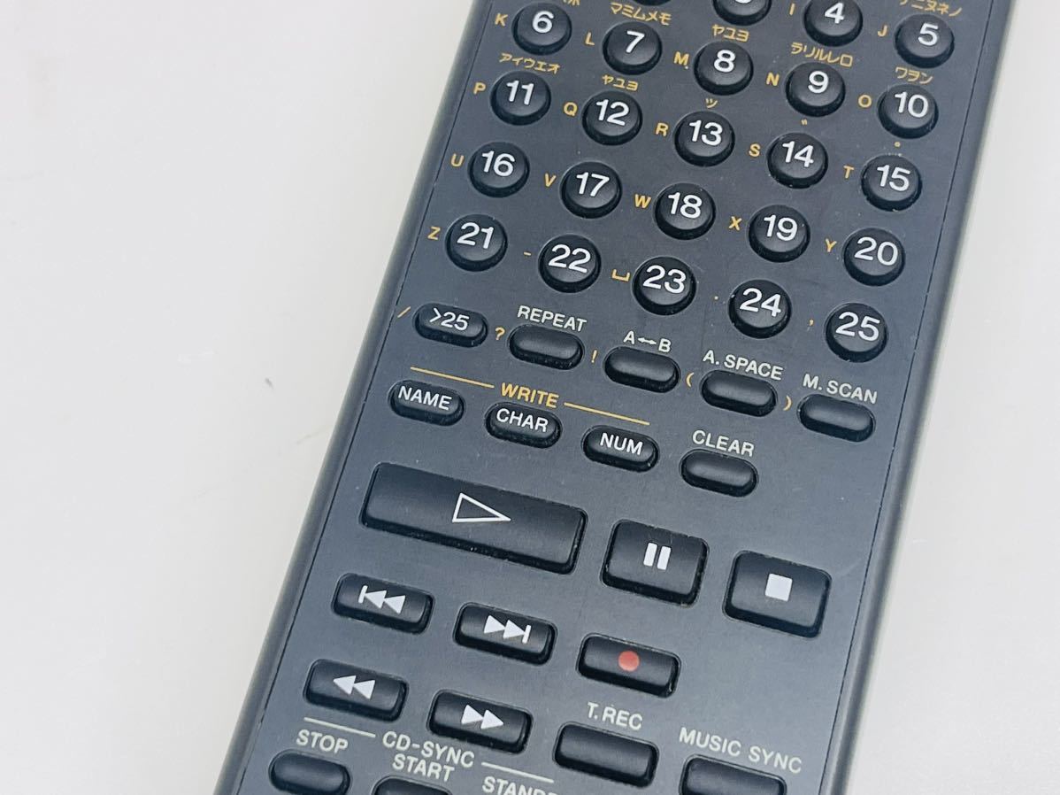SONY オーディオリモコン RM-D5MJ 赤外線確認済み 管理番号11142 SONY オーディオリモコン RM-D5MJ 赤外線確認済み 管理番号11142