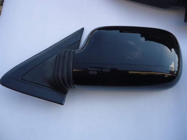  Suzuki Alto Works CR22S door mirror black pearl left right set 10 . year long-term storage 
