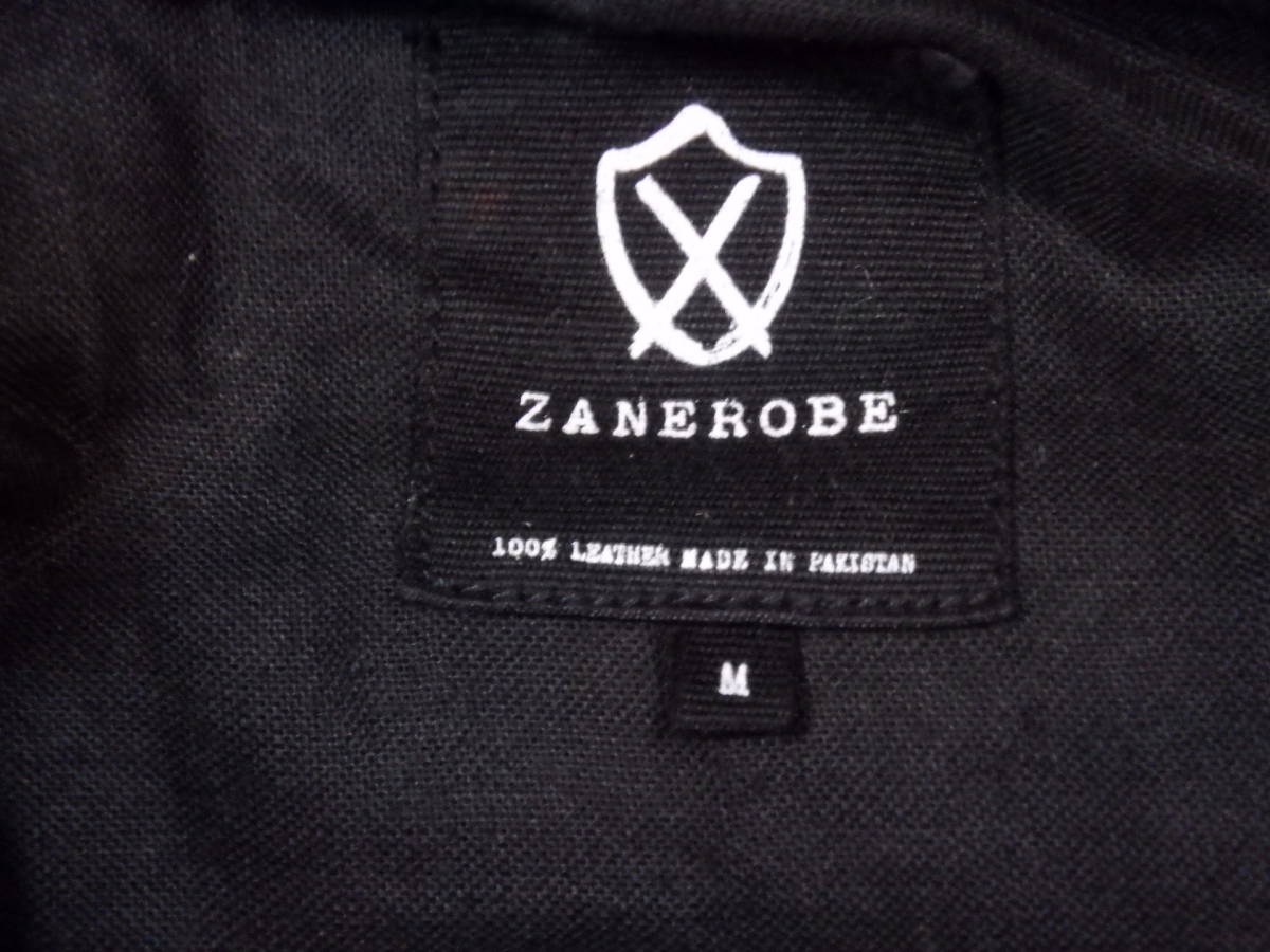 ★ZANEROBE ゼインローブ〓レザーパーカージャケット〓Ｍ_画像7