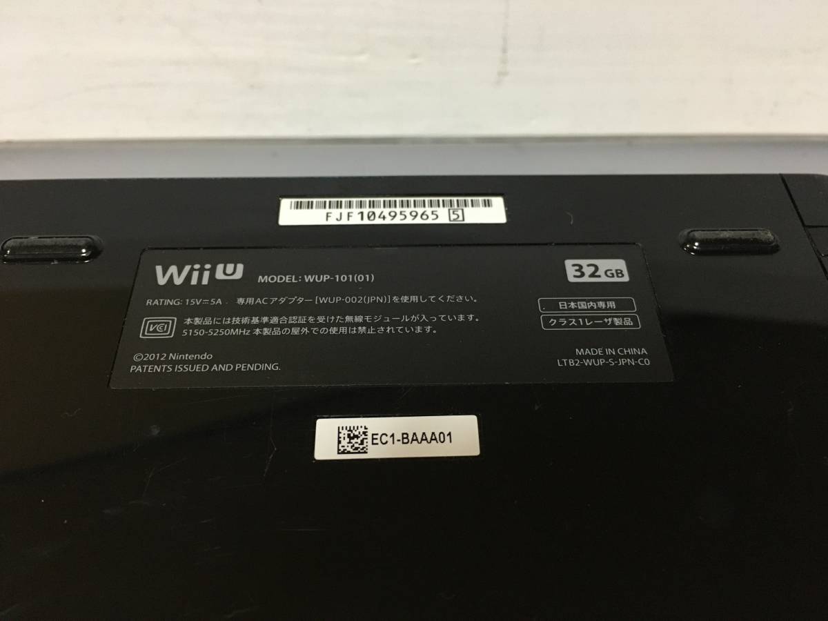 Nintendo WiiU 本体 WUP-101 ジャンクRT-1869の画像5