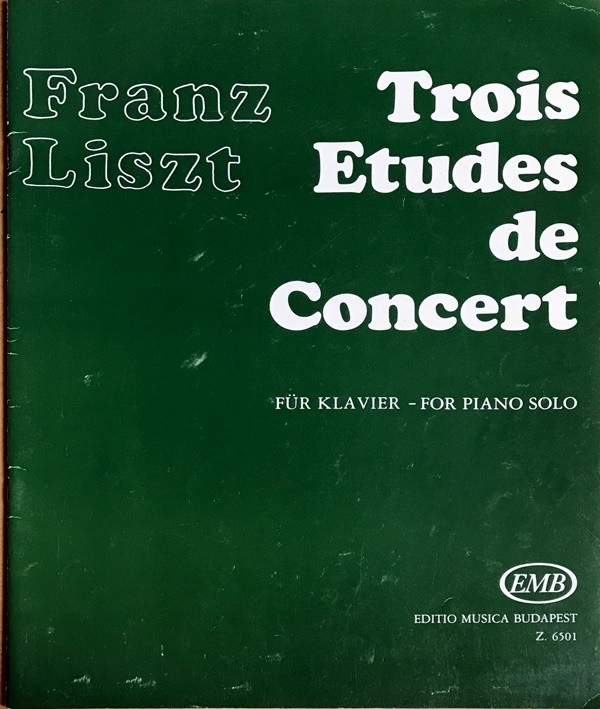 リスト 3つの演奏会用練習曲 輸入楽譜 Liszt Trois Etudes de Concert ピアノ・ソロ 洋書_画像1