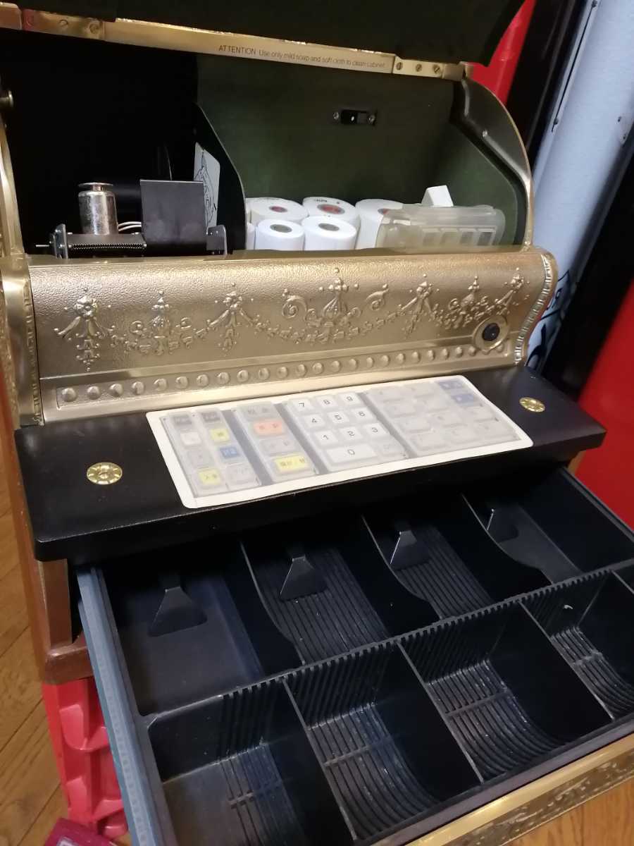 ☆クラシックレジスター☆NCR ナショナルレジスター2114☆金庫☆収納箱
