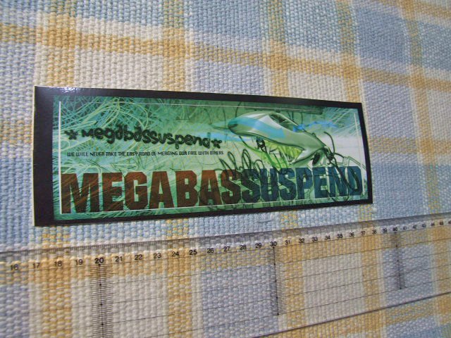 Megabass/メガバス/サスペンド/ステッカー/シール/A ※ ヤフーショッピングストア/レア物商会・健美堂でも大量出品中！_画像1