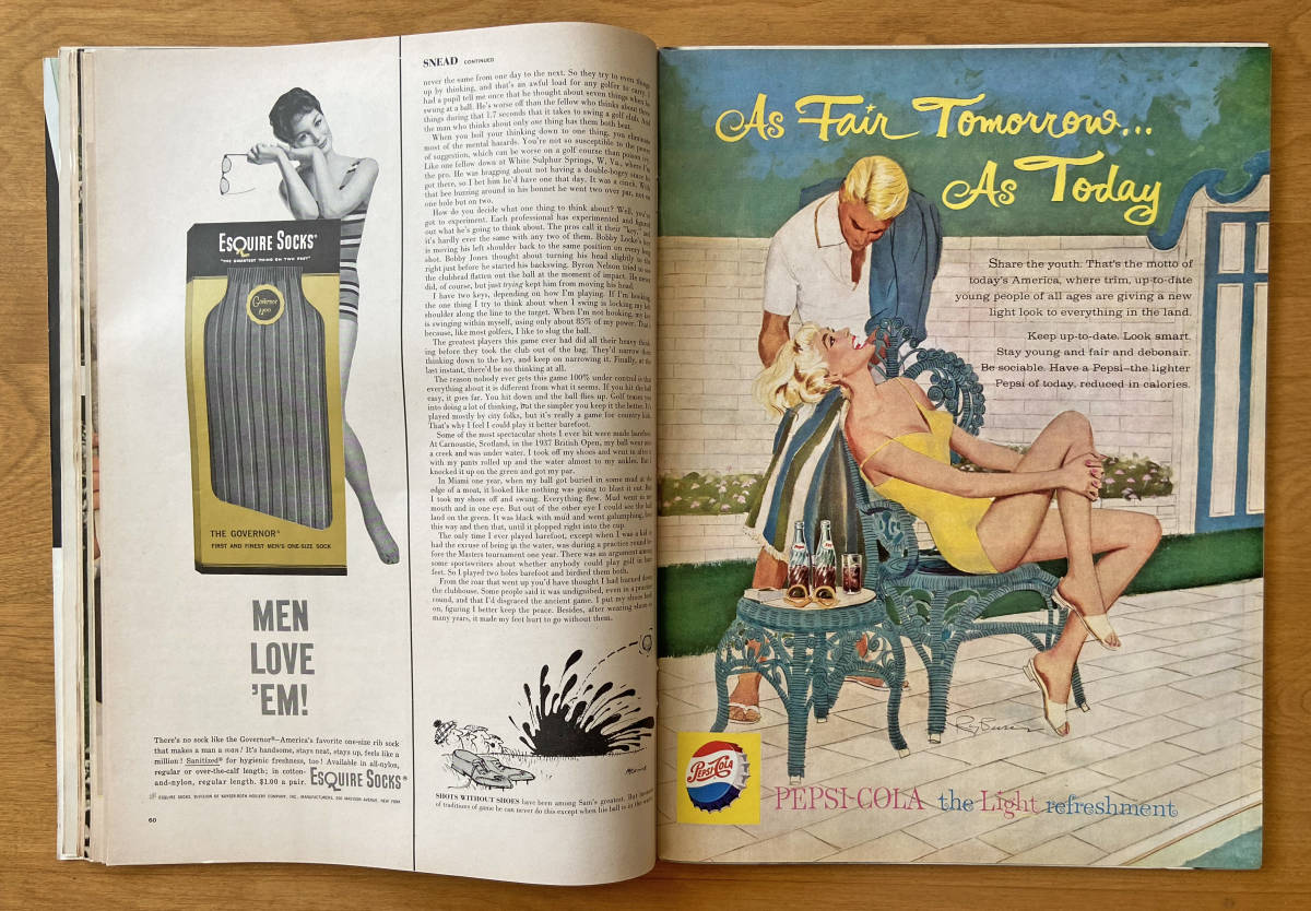 50's ヴィンテージUS雑誌『 LIFE 』1959年6/9号 オードリー・ヘップバーン表紙アメリカンな広告多数 レア！_画像3