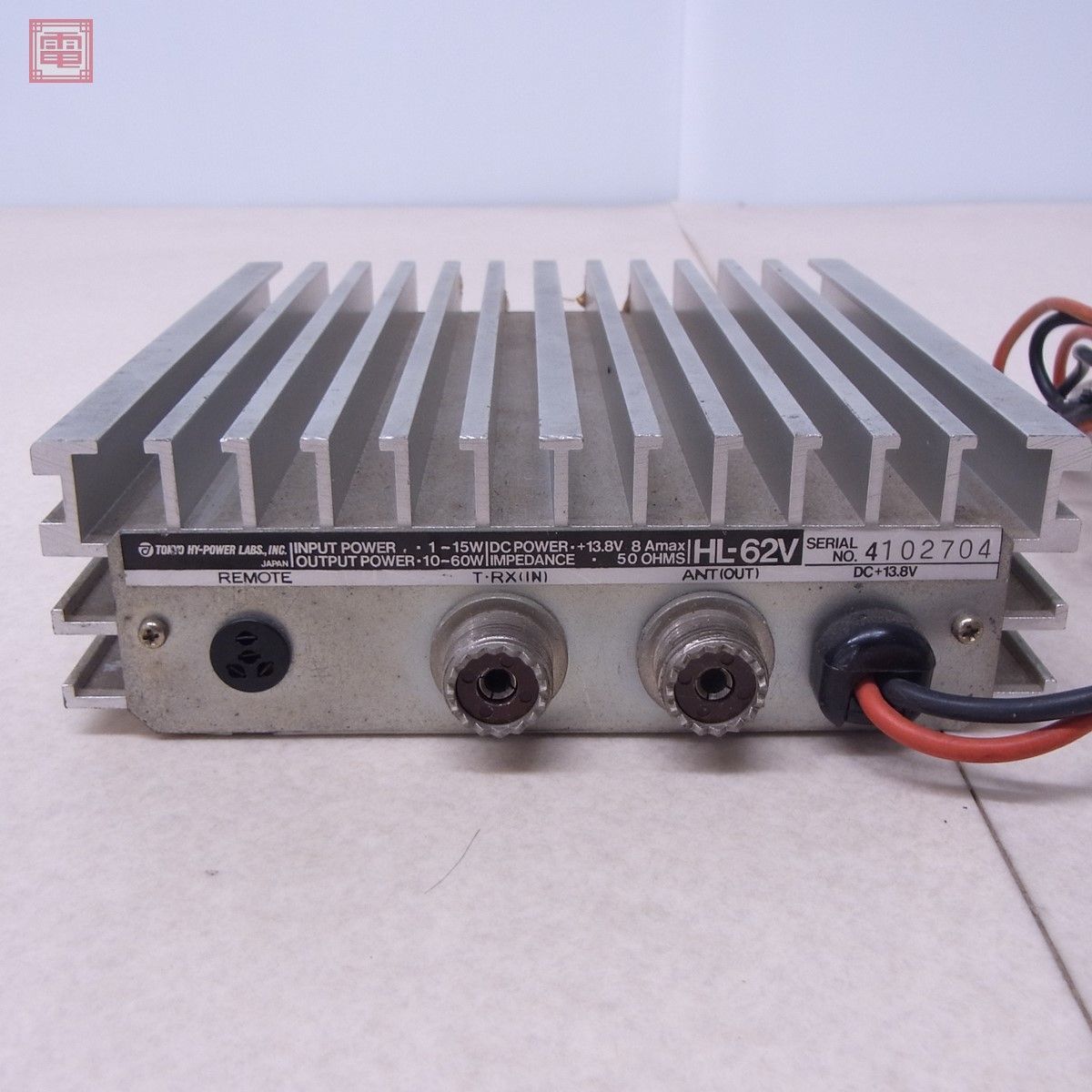 速くおよび自由な 東京ハイパワー 144MHz50Wパワーアンプ HL-62V