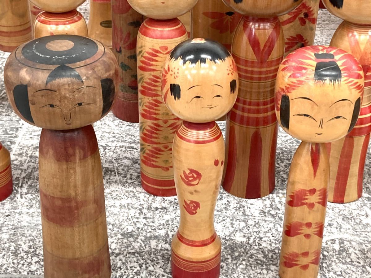 こけし まとめ売り 伝統こけし 郷土玩具 木彫人形 古玩具 木製 民芸品 置物 郷土民芸 創作こけし 日本人形