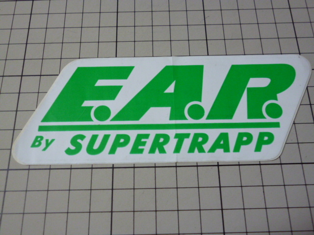 純正品 E.A.R. By SUPERTRAPP ステッカー (150×58mm) スーパートラップ スパトラ_画像1