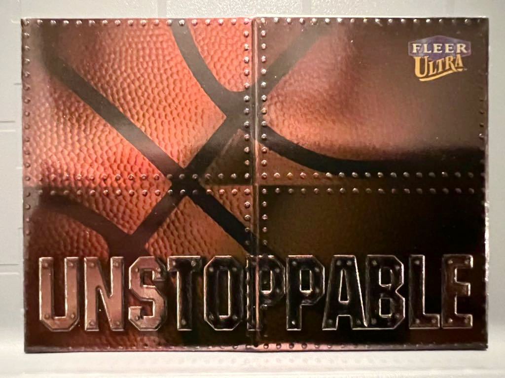 激レア 開きインサート Unstoppable 1998 Skybox Michael Jordan マイケル・ジョーダン NBA Bulls ブルズ Panini バスケ All-star MVP_画像2