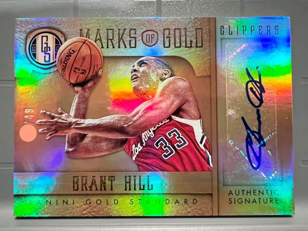 初期最高級版49枚限定 Auto 12 Panini GS Grant Hill グラント・ヒル NBA 直筆 サイン Clippers ユニフォーム バスケ 7回 All-star HOF_画像1