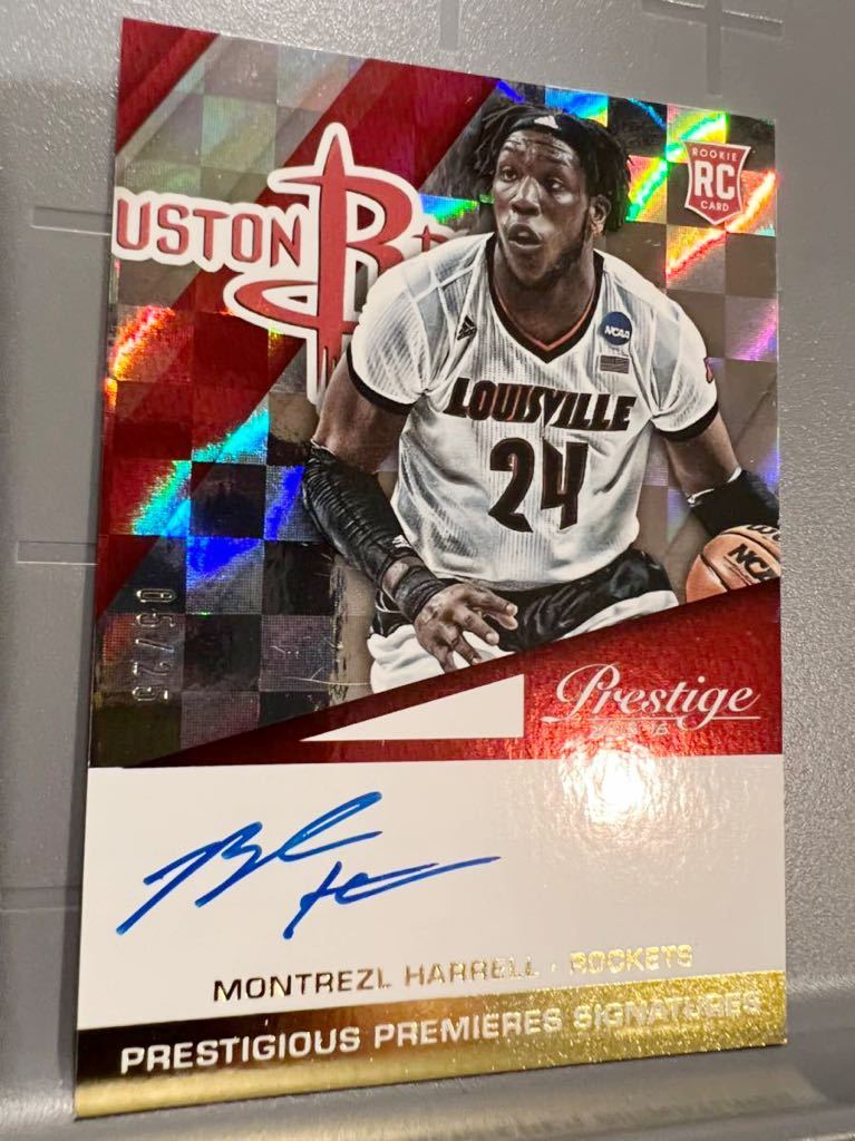 超絶レア直書Jersey No.05/25枚限定 Gold RC Auto 15 Panini Montrezl Harrell モントレズ・ハレル NBA 直筆 ルーキー サイン バスケ MIP