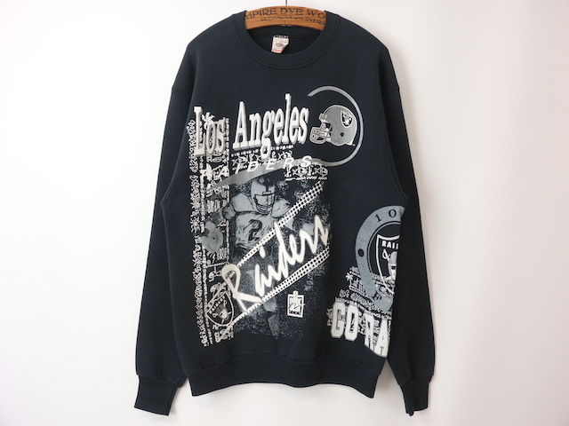 品質が完璧 NFL USA製 80s90s ロサンゼルス・レイダース L)ブラック スウェット(メンズ 両面プリント Lサイズ 品質が完璧 NFL USA製 80s90s ロサンゼルス・レイダース L)ブラック スウェット(メンズ 両面プリント Lサイズ