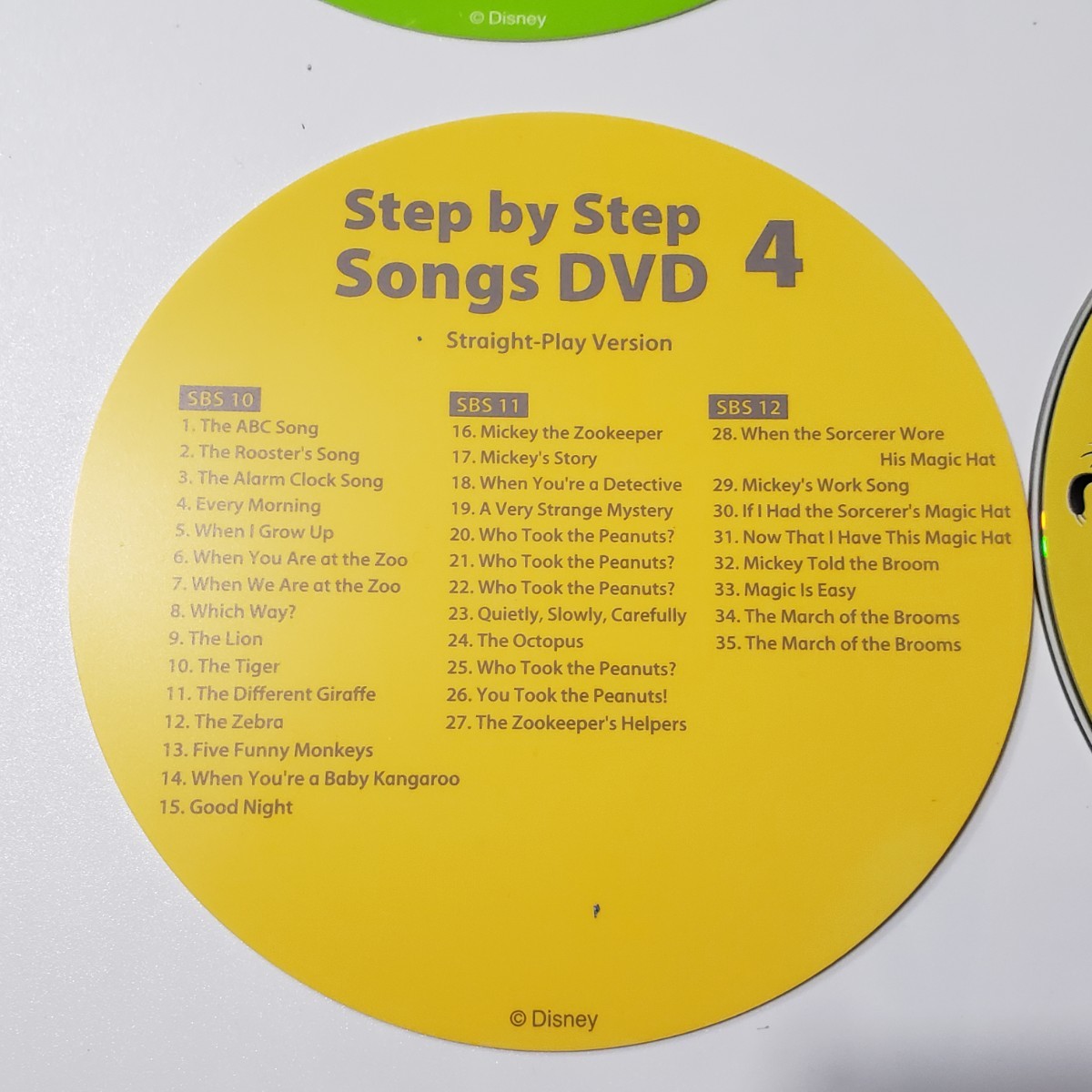 DWE step by step songs DVD 4枚　ケース付き　ステップバイステップ 英語教材 シングアロング