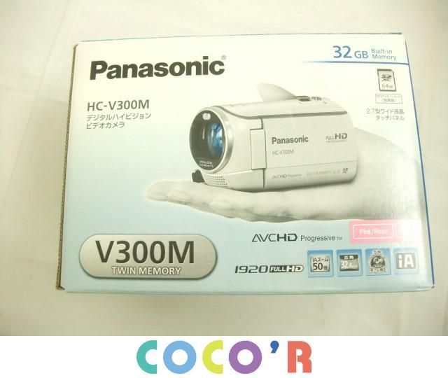 [ включение в покупку возможно ] б/у товар бытовая техника камера Panasonic HC-V300M цифровой Hi-Vision видео камера розовый рабочий товар 