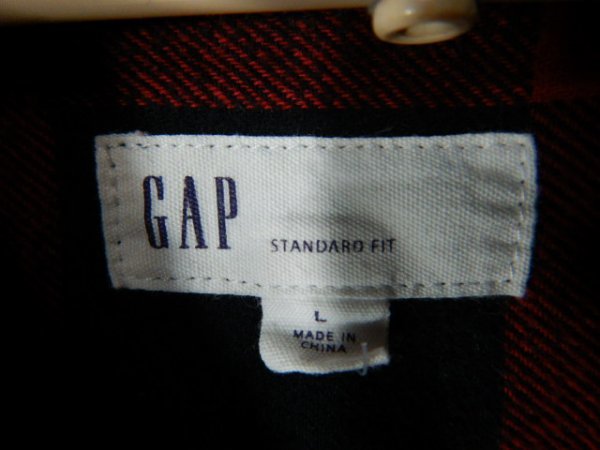 to5551　GAP　ギャップ　長袖　チェック　デザイン　シャツ　ネルシャツ　人気　送料格安_画像3