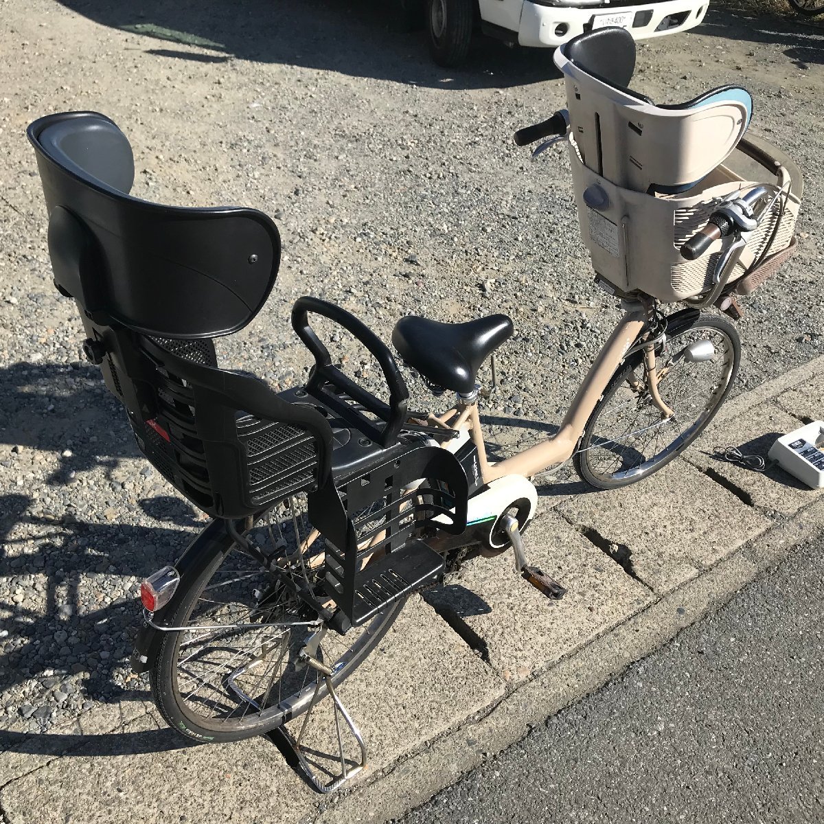 華麗 電動自転車 ブリヂストン アンジェリーノ 20インチ 前後