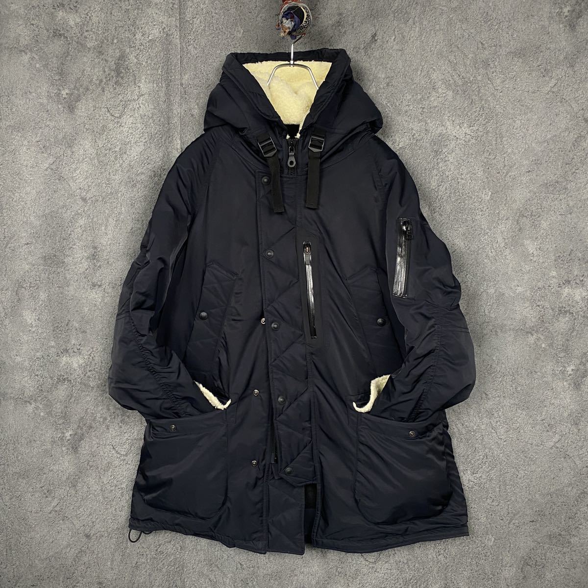 narifuri 17AW NF2002 ハイカウントツイル N-3B ジャケット ナリフリ