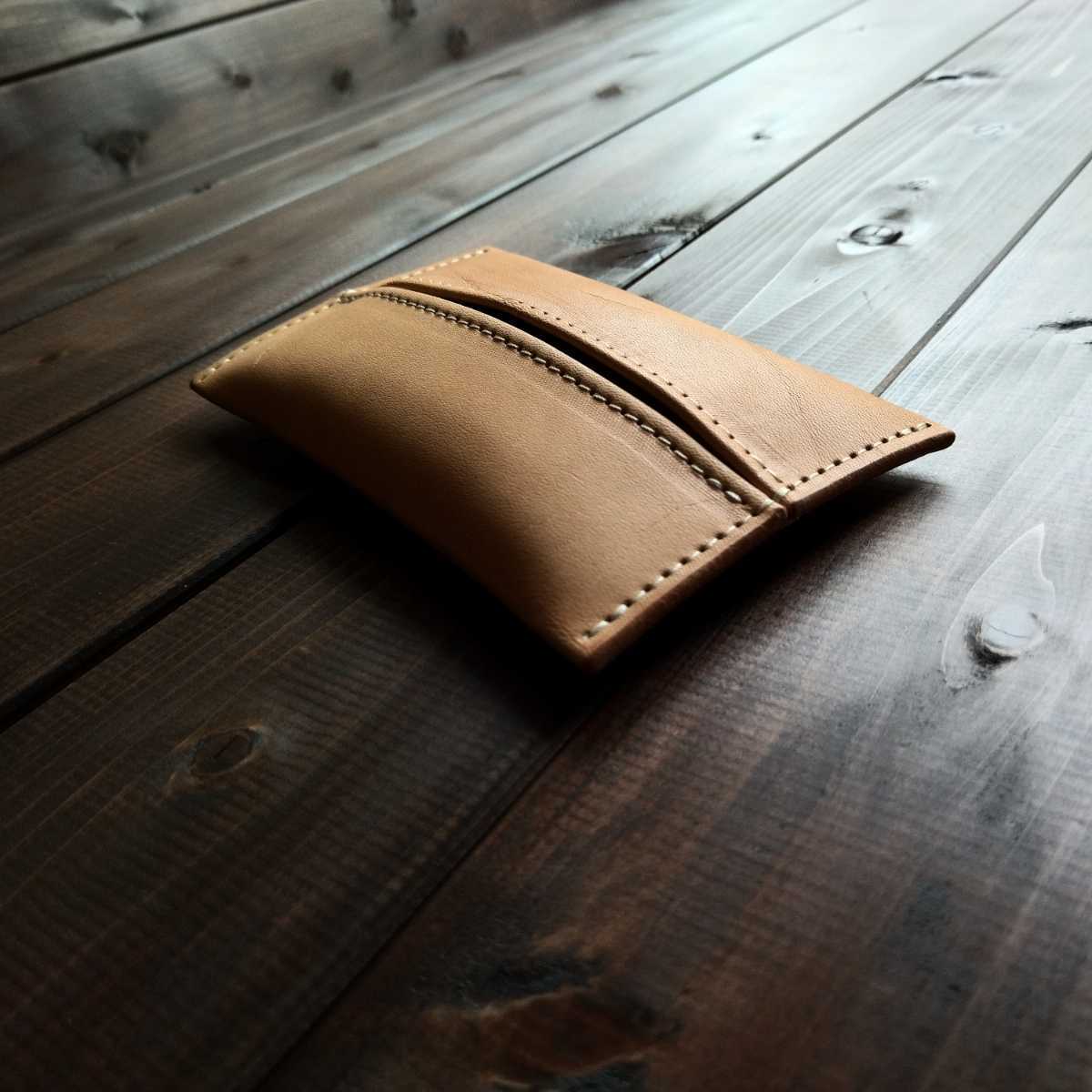 [ Tochigi leather . made cow leather. tissue case ] cow leather leather original leather pocket tissue case cover [ hand made ][ handmade ]