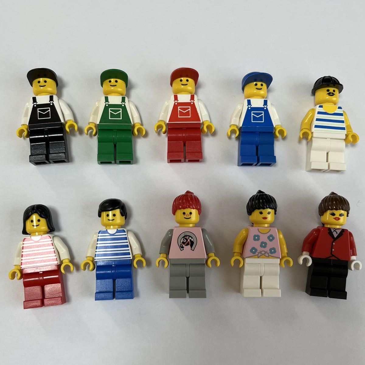 LEGO ミニフィグ 10体セット　オーバーオール　パラディサ_画像1