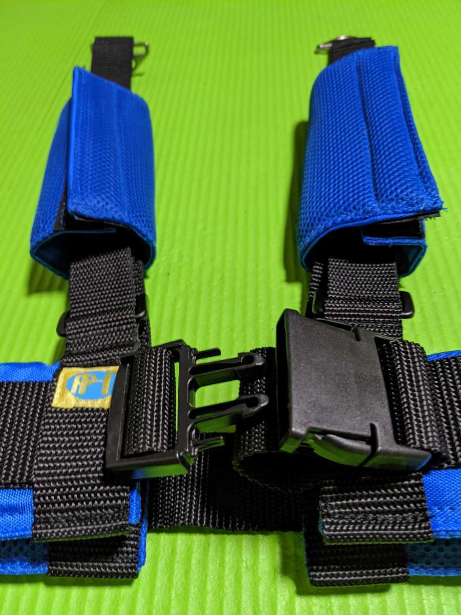 yo. safety junior seat auxiliary belt. paul (pole) guarantee .shon. blue 