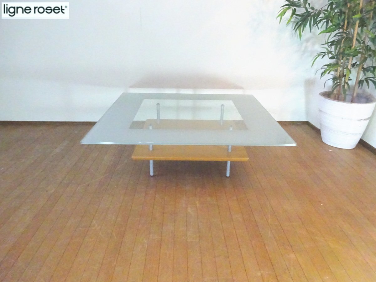 お得な情報満載 osk041104 【ligne roset/リーンロゼ】 ローテーブル ...