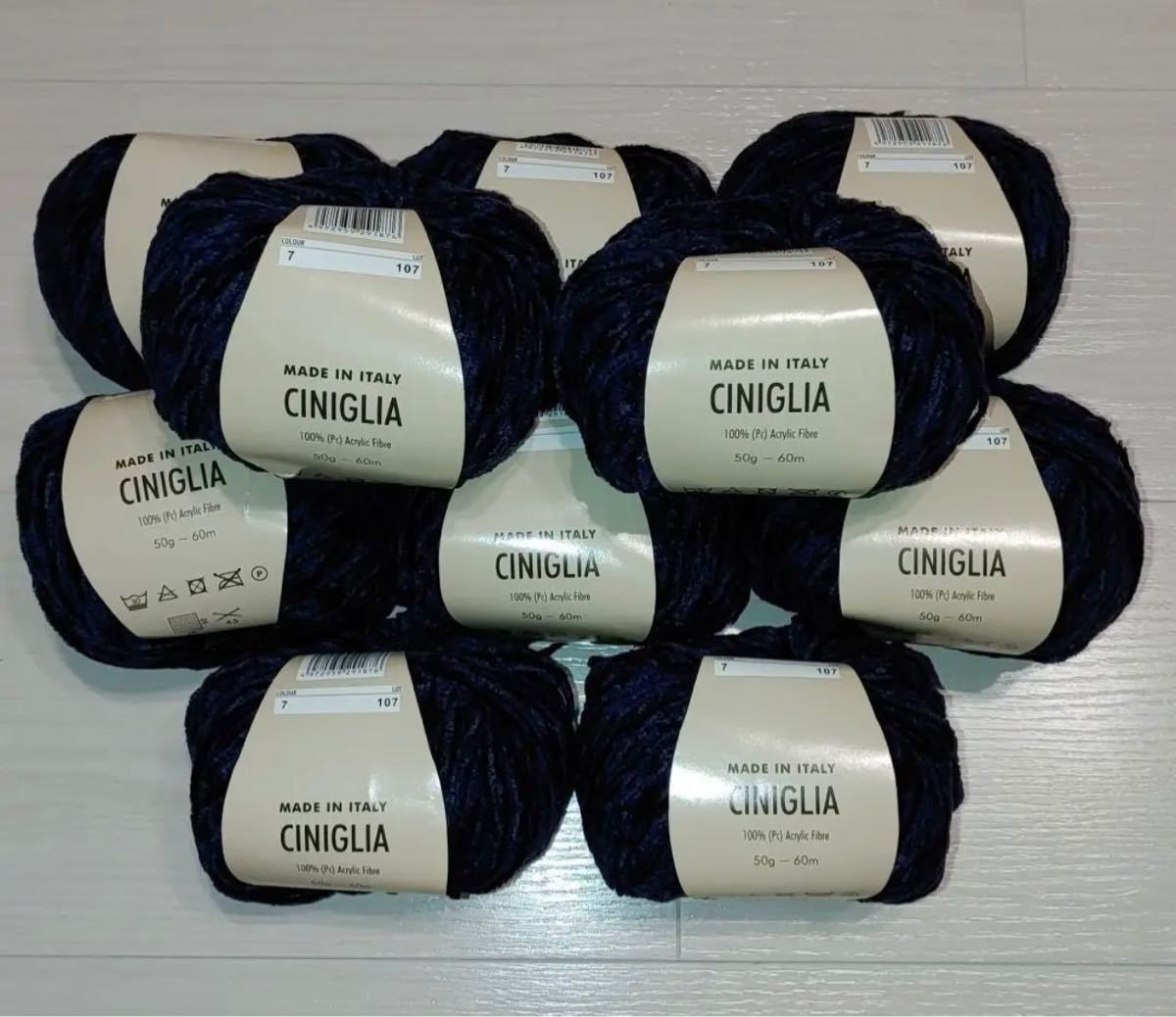 【入手困難品】再値下げ　高級毛糸 CINIGLIA（チェニリア）10玉