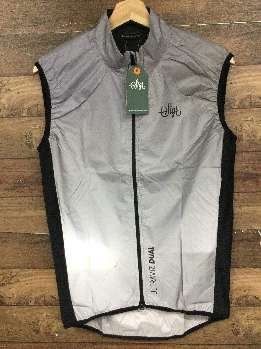 GG959 ★ Seagar Sigr Norrsken Silver Vest Man Cycle Best xs