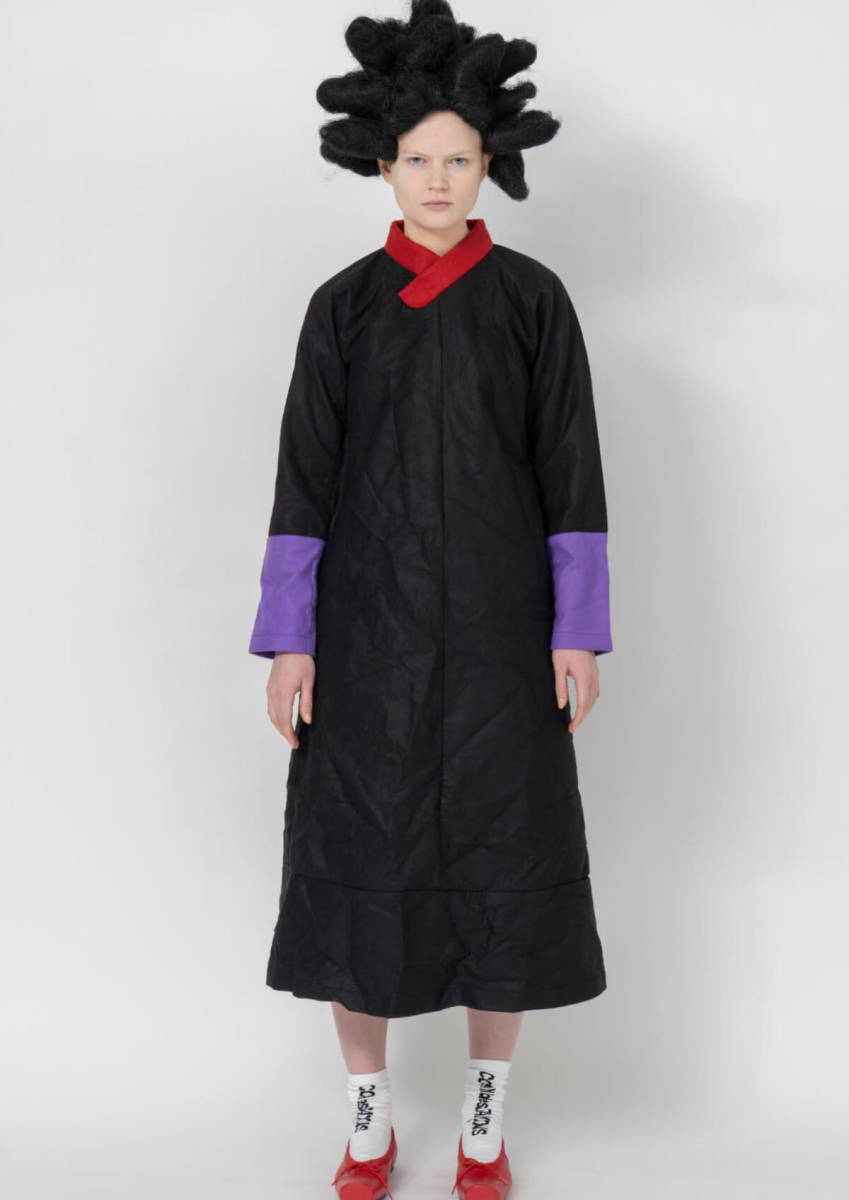 COMME des GARCONS COMME des GARCONS 21FW коричневый ina фетр One-piece 