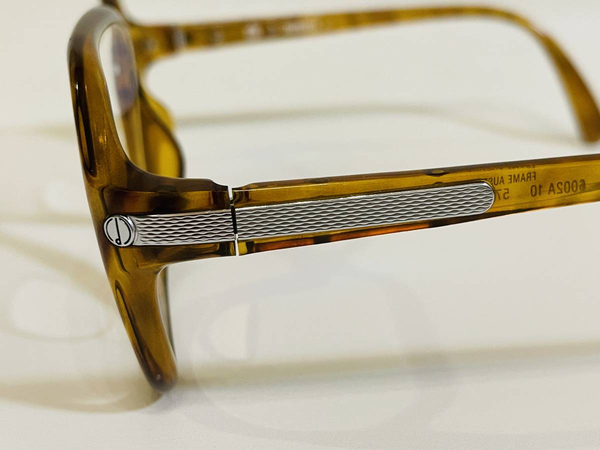おしゃれ ちょっと難アリ DUNHILL ヴィンテージ 眼鏡フレーム 18金飾り