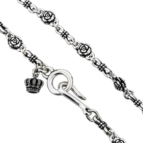 新品◆JUSTIN DAVIS◆BOHEMIAN CHAIN◆ローズチェーン◆50cm◆定価51,700円◆SNJ210◆_画像1