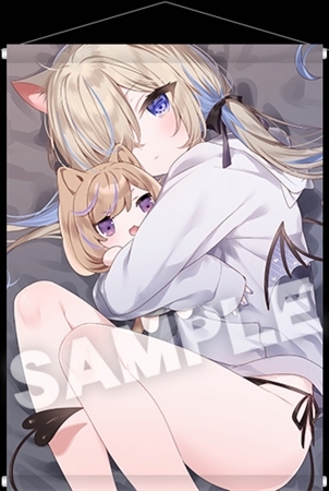 まふゆ先生 B2Wスエードタペストリー (100+ 麗 by Melonbooks Girls Collection 2022 SUMMER)[W05C1] mafuyu salmon レオちゃん