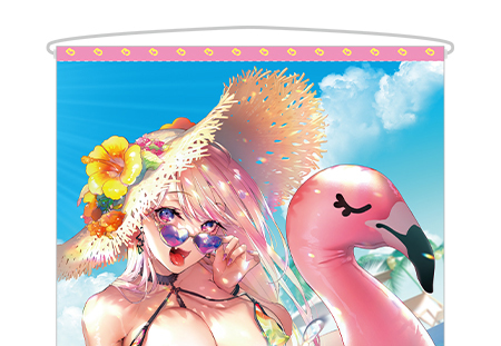 ぴょん吉 B2タペストリー(2021.8)【快楽天BEAST200号記念展】Pyon-Kti Current Storage space caiman