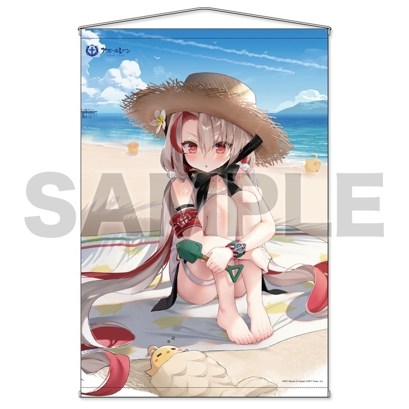 アズールレーン タペストリー20：マエストラーレ Wスエード B2 タペストリー Yostar 公式 水着 ロンリー・ビーチ