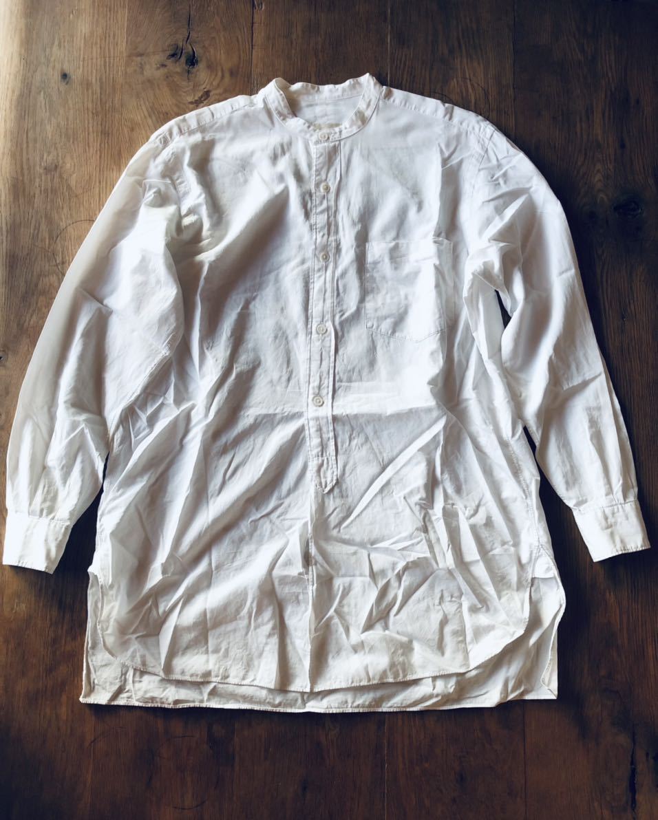 海外限定】 15SS COMOLI バンドカラーシャツ 男性用