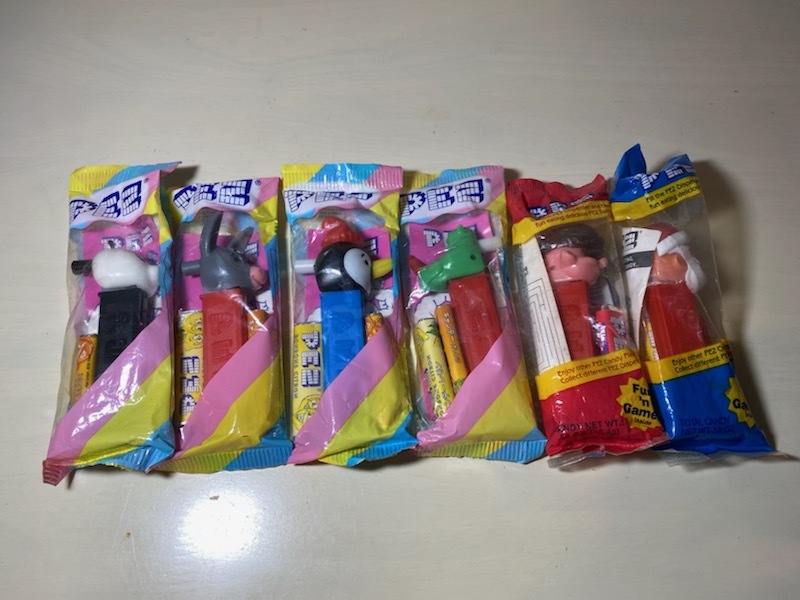 PEZ ペッツ 未開封 ボーイ サンタ足なし MMM パンダ サイ ロバ ペンギンの画像1