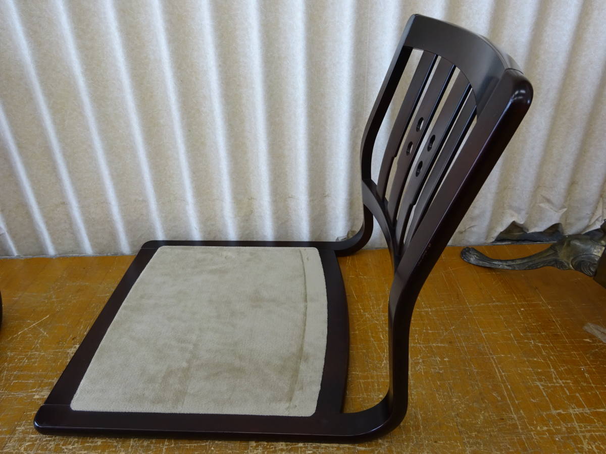□□karimoku/カリモク 座椅子 GW5075AM ブラウン 2脚セット 和モダン