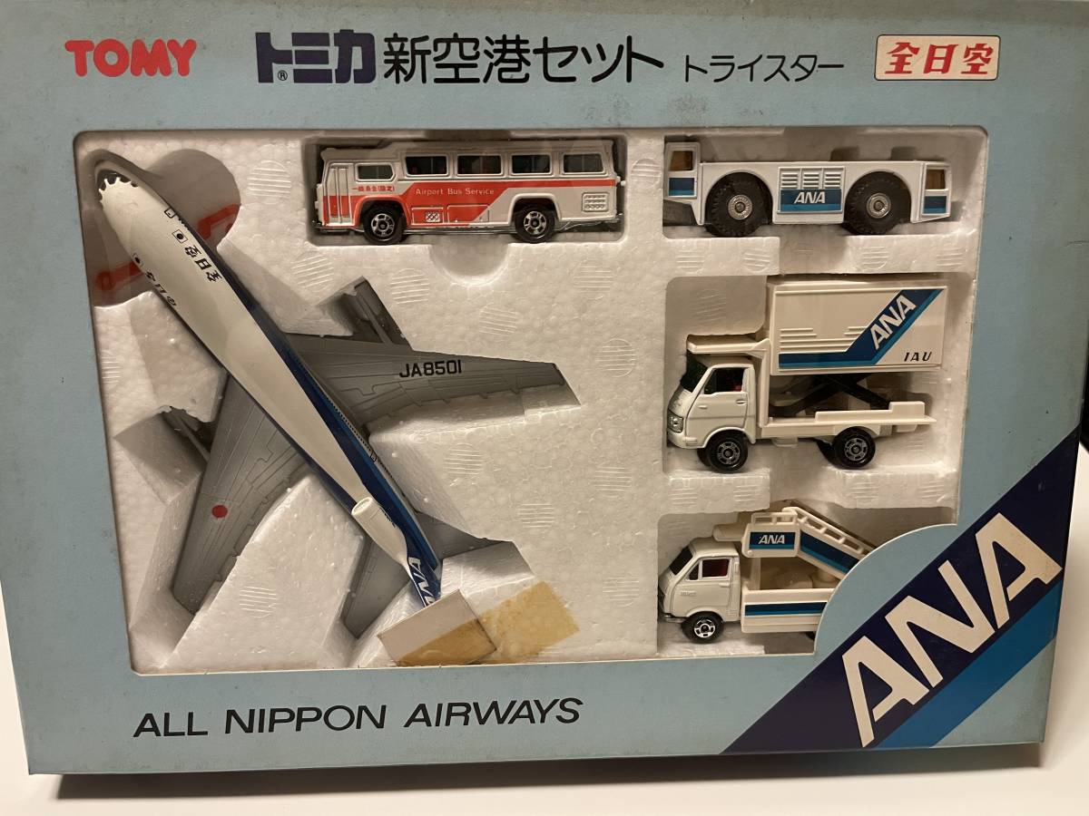 ヤフオク! - トミカ 新空港セット トライスター 全日空