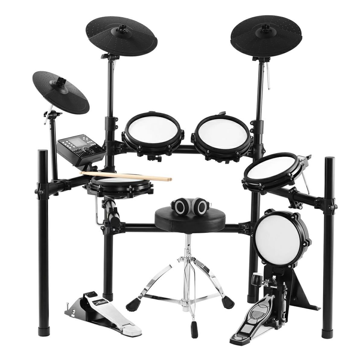 クリスマスローズ 電子ドラム 5ドラム3シンパル 専用マット付 CEULA
