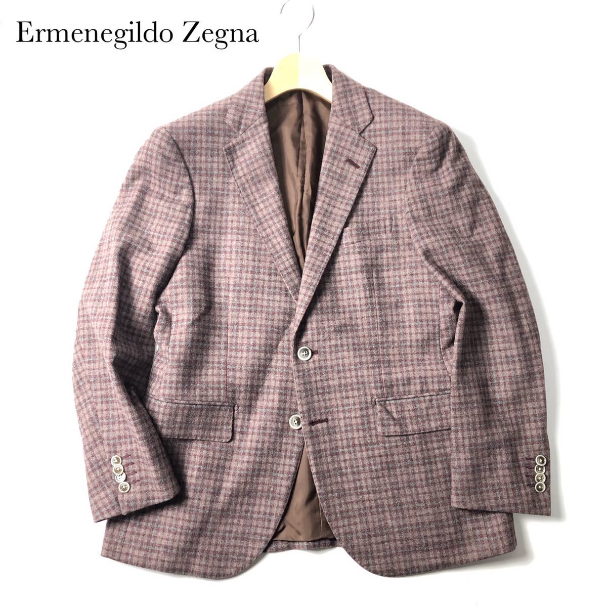 2021年春の 美品 Ermenegildo メンズ ゼニア テーラードジャケット Zegna エルメネジルド ゼニア