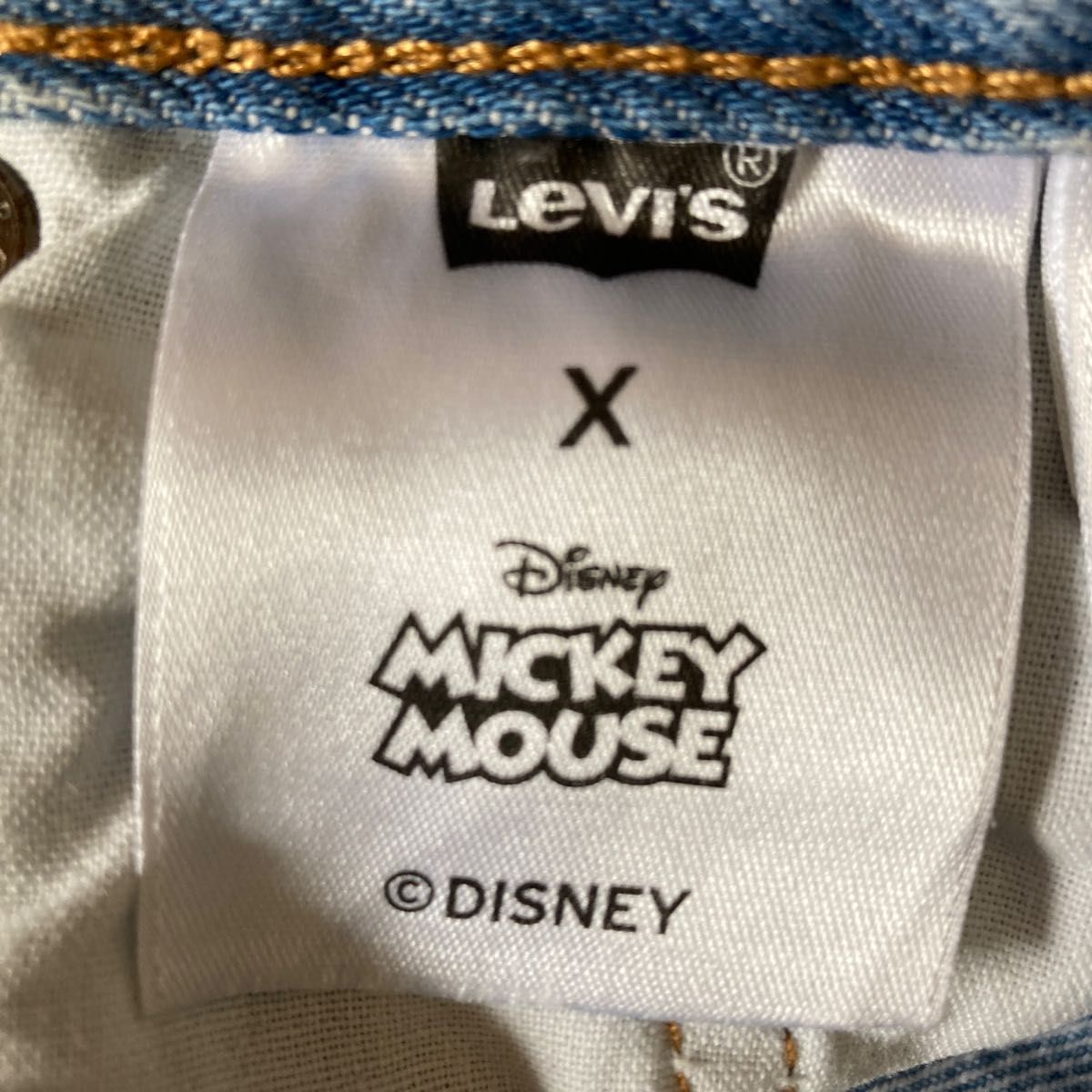 Levis501×ミッキーマウスコラボデニムパンツ ミッキー生誕90周年 Levis501×ミッキーマウスコラボデニムパンツ ミッキー生誕90周年