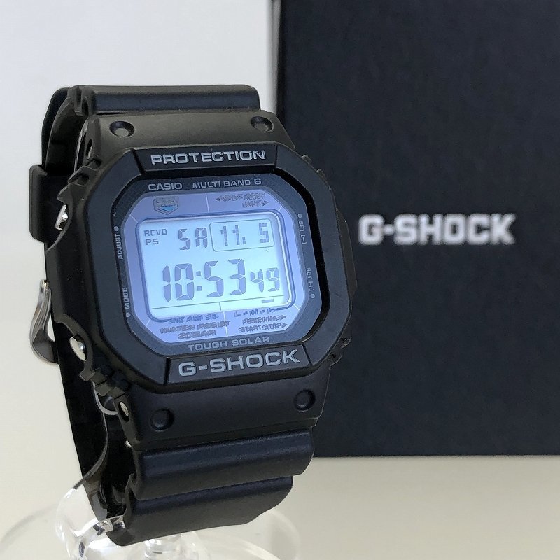 本店は ブラック GW-M5610U-1CJF 電波ソーラー腕時計 G-SHOCK カシオ