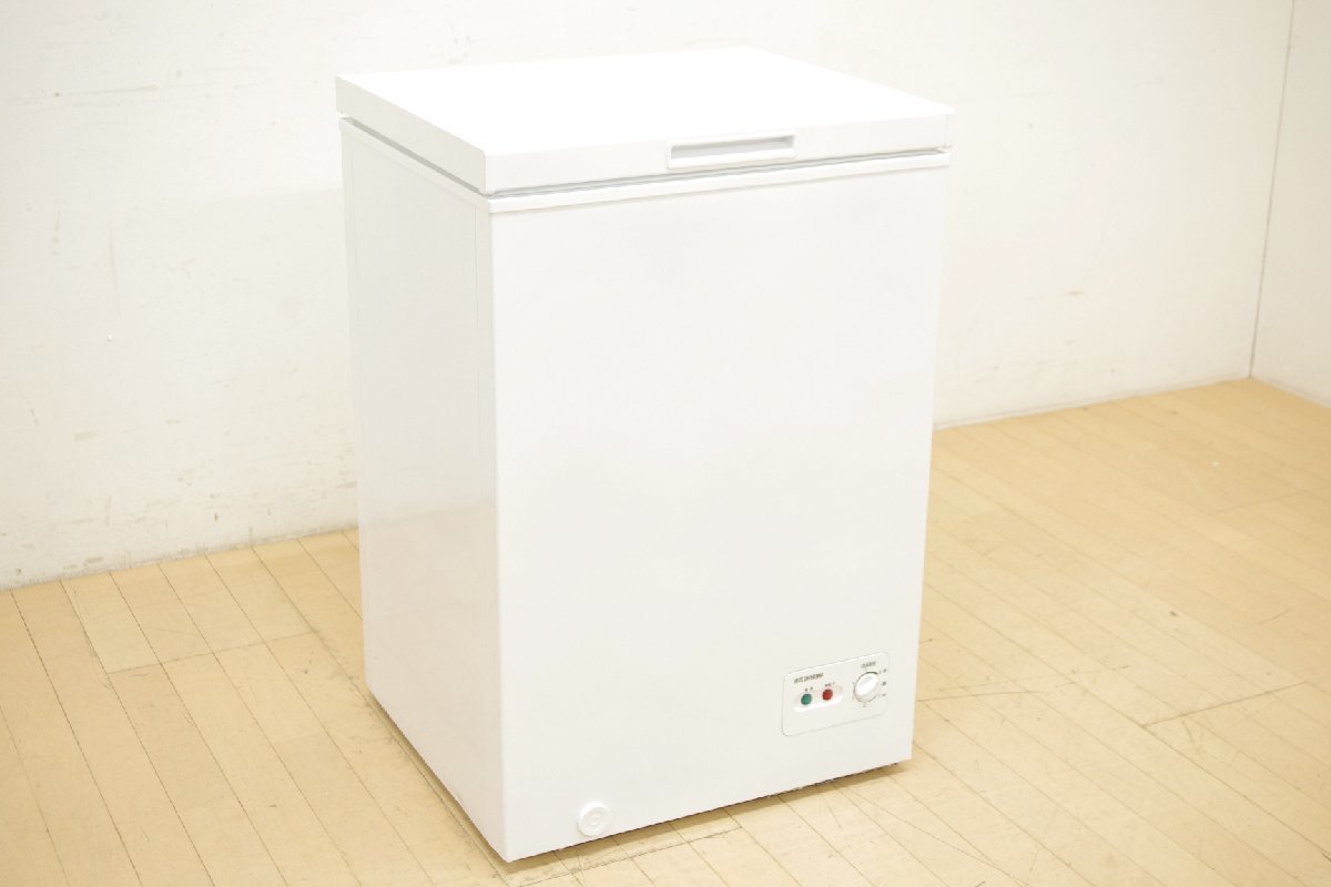 アイリスオーヤマ 冷凍庫 上開き冷凍ストッカー ICSD-10A 100L 縦型