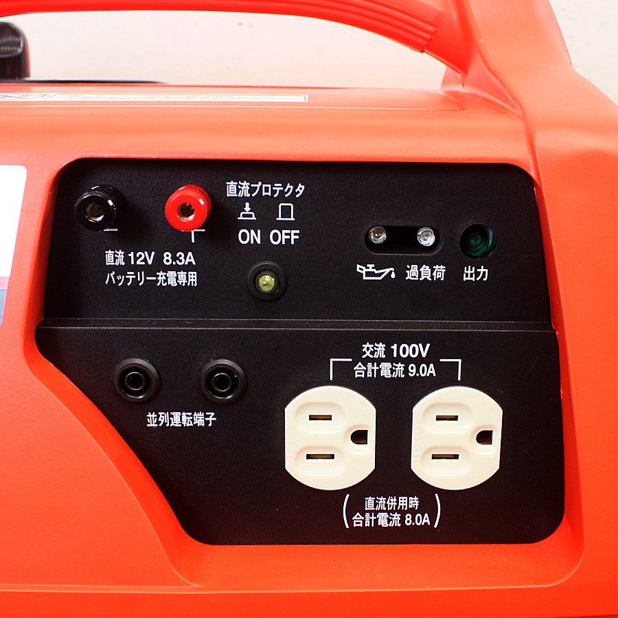 何でも揃う 新ダイワ インバータガスエンジン発電機0.9kVA IEG900PGM